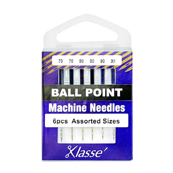 Pack of ball point needles with Klasse branding.