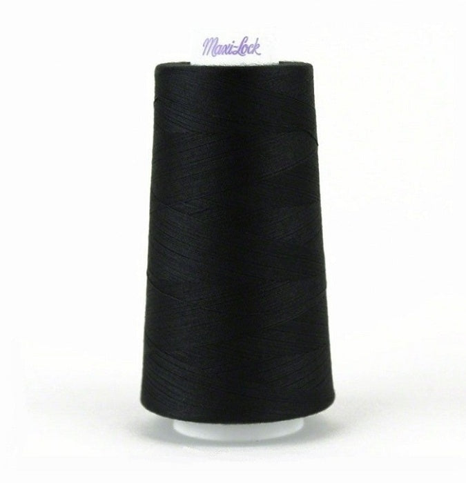 Black overlocking cone with Maxi-Lock branding.