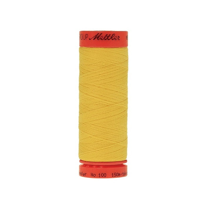 Spool of Mettler 150m yellow thread.