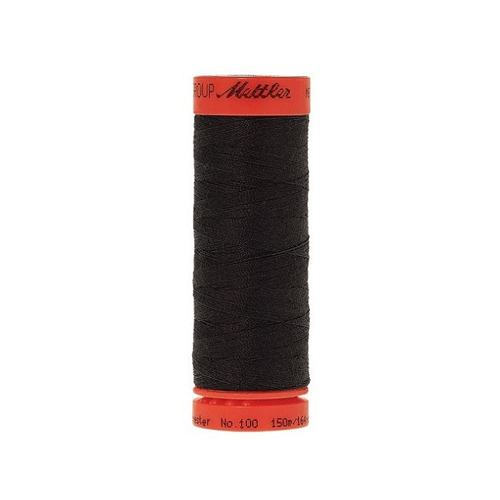 Spool of Mettler 150m black thread.