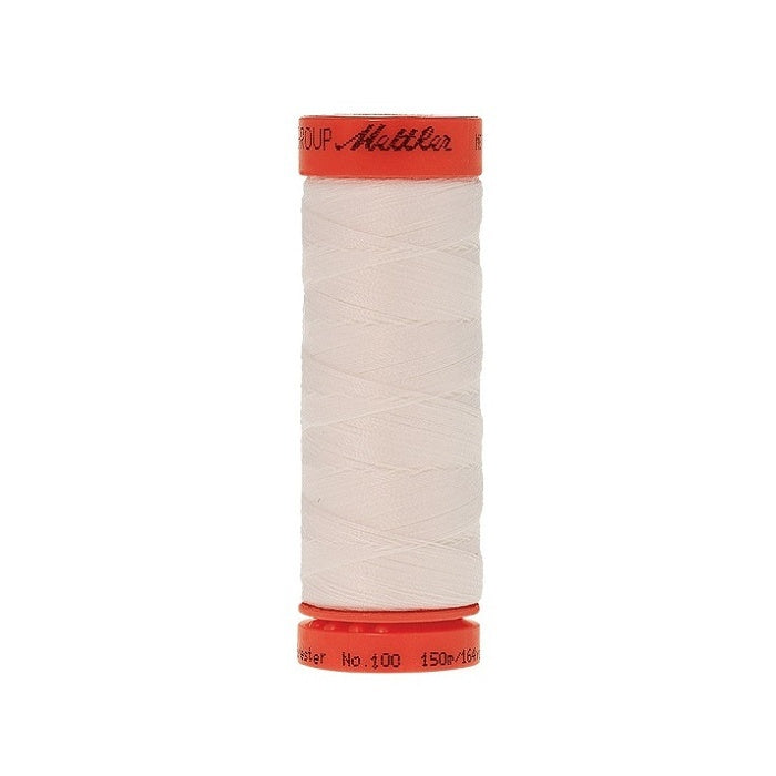 Spool of Mettler 150m white thread.