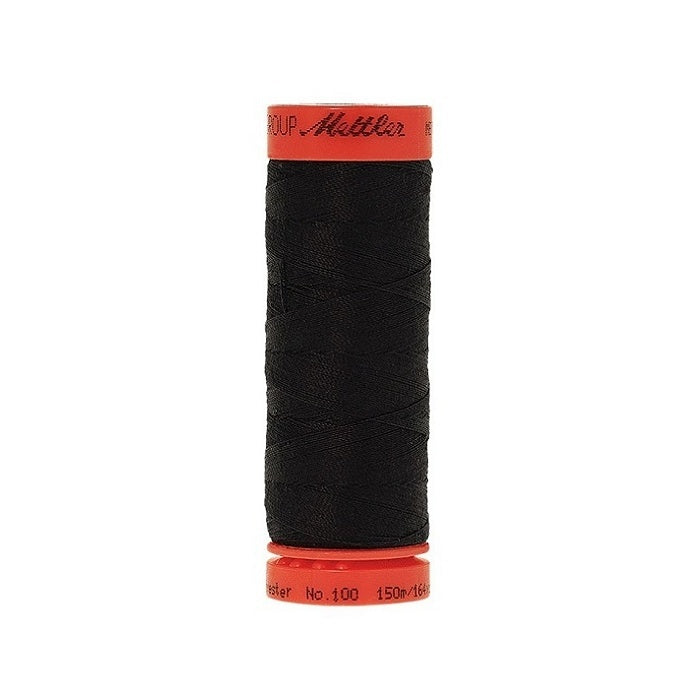 Spool of Mettler 150m black thread.