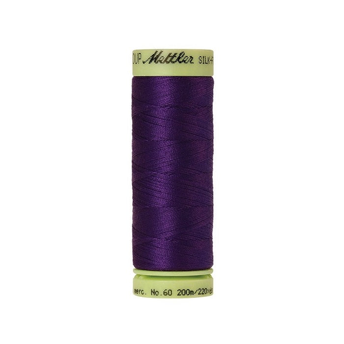 Dark purple thread with Mettler Cotton 60 branding.