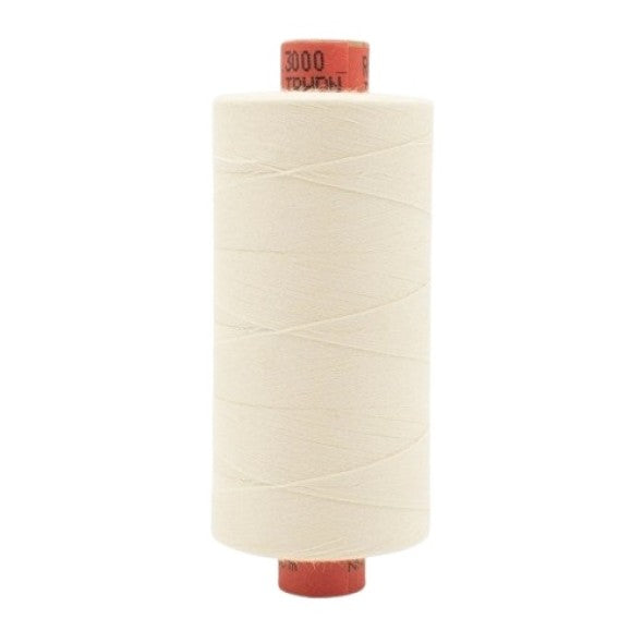 Spool of natural thread with Rasant branding.