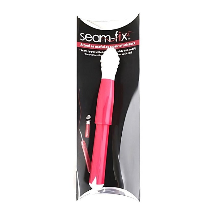Packaged pink unpicker with white cap.