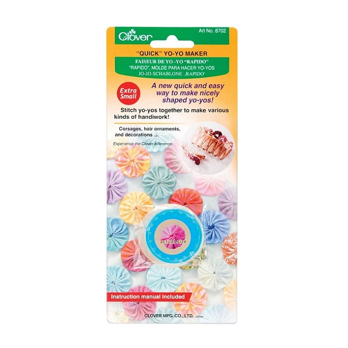 Small round yo-yo maker in Clover packaging.