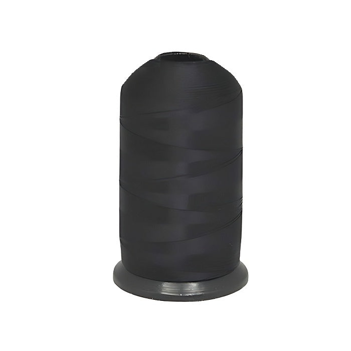 Spool of black bobbin fill thread.