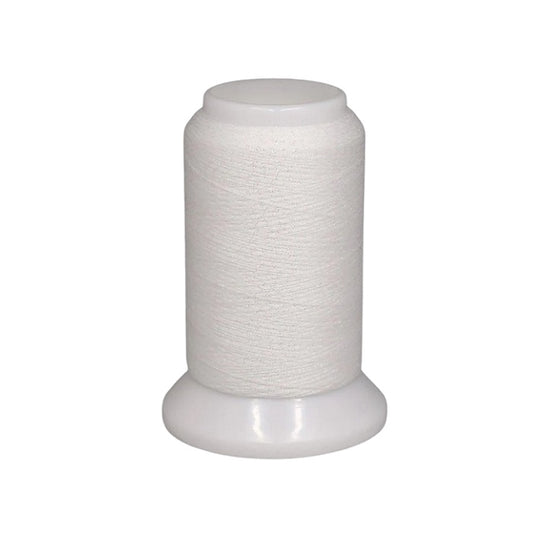 Mini cone of white metallic thread.