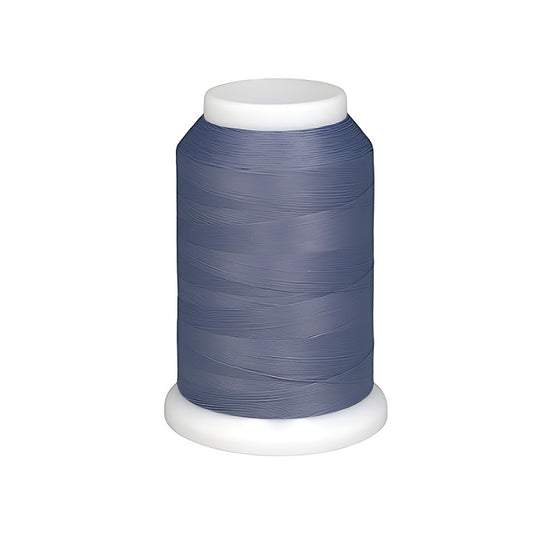 Spool of grey woolly nylon thread.