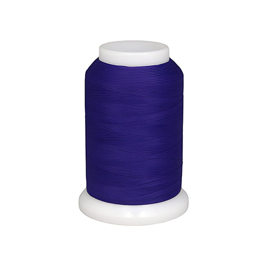 Spool of purple woolly nylon thread.
