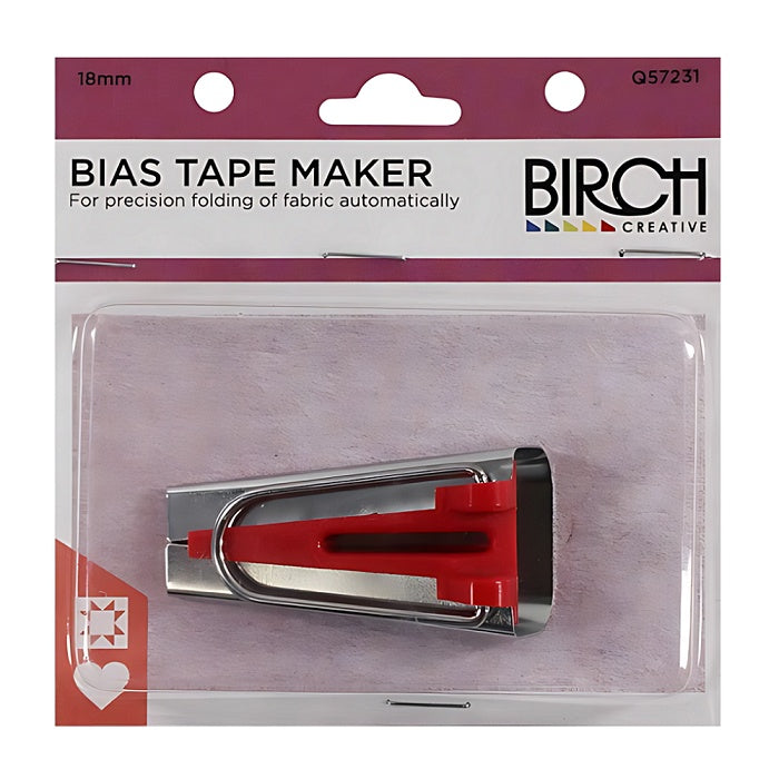 Red bias maker with Birch branding.