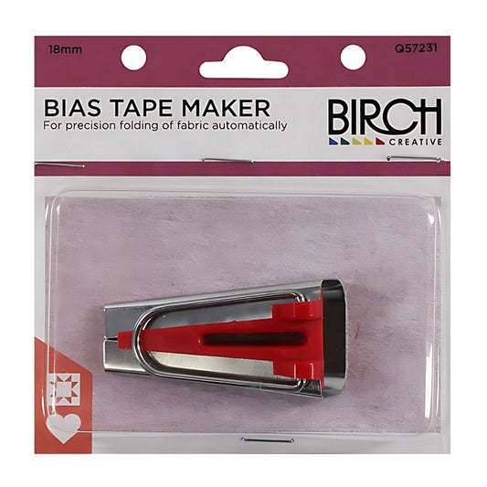 Red bias maker with Birch branding.