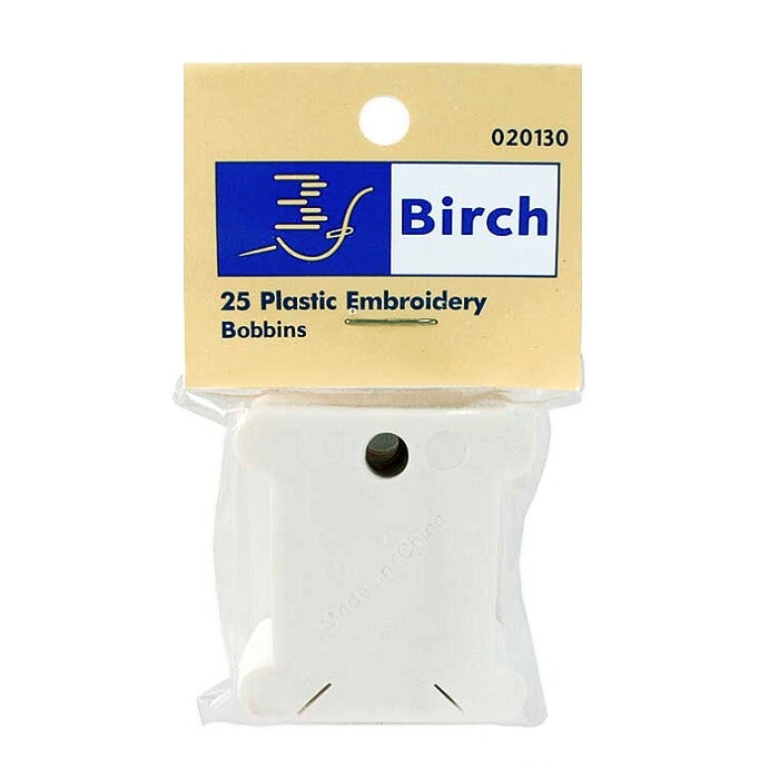 Pack of plastic floss cards with Birch branding.
