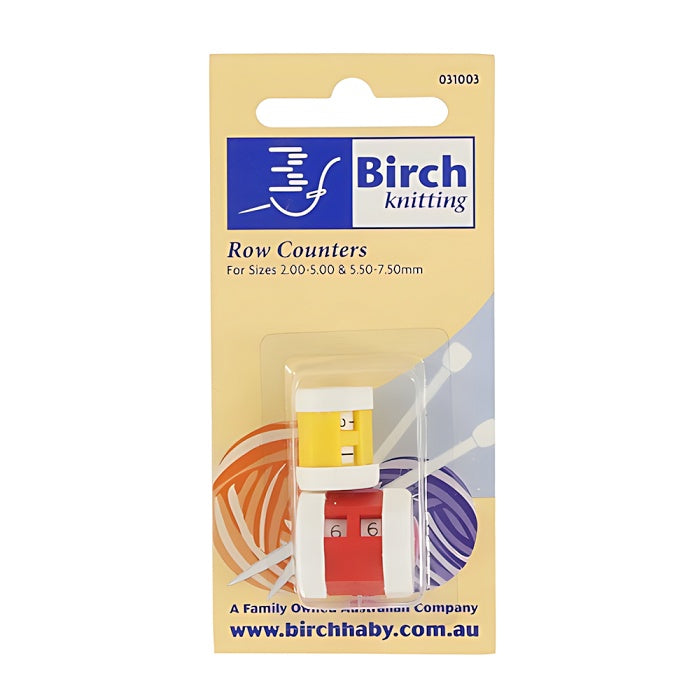 Pack of 2 row counters with Birch branding.