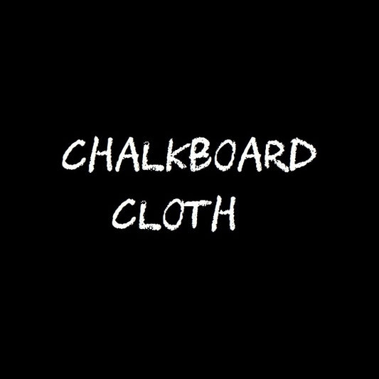 Black swatch with Chalkboard Cloth text.