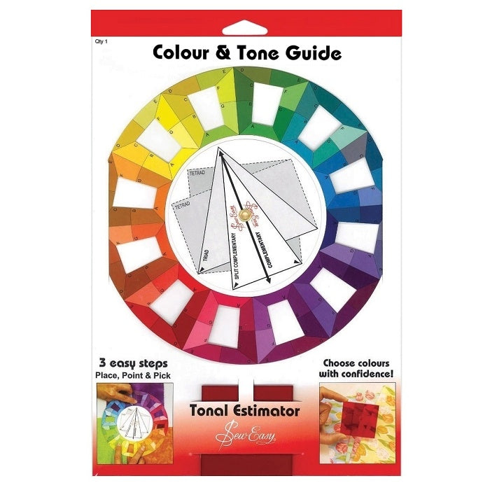 Colour and tone guide with Sew Easy branding.