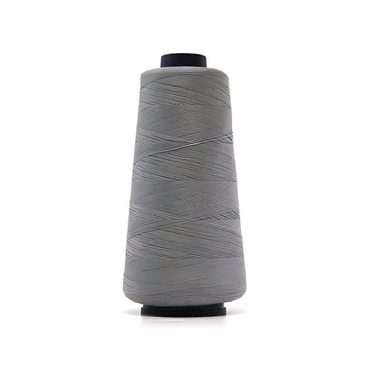 Grey overlocking thread cone.