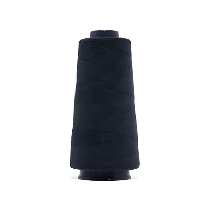 Navy overlocking thread cone.