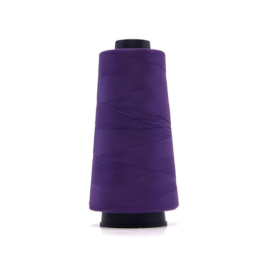 Purple overlocking thread cone.