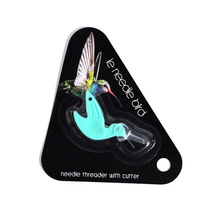 Mint Green hummingbird needle treader with cutter