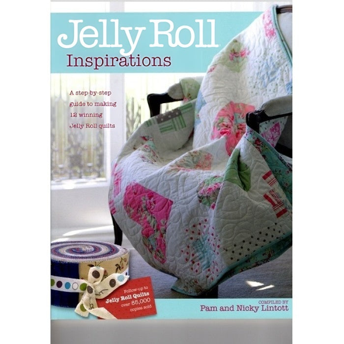 Jelly roll quilts pattern book.