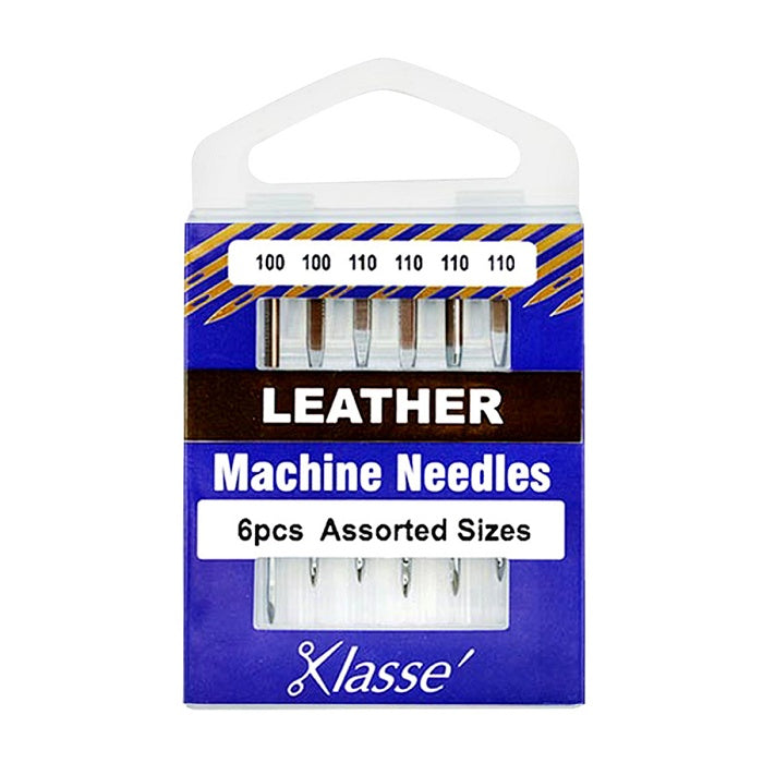 Pack of leather needles with Klasse branding.