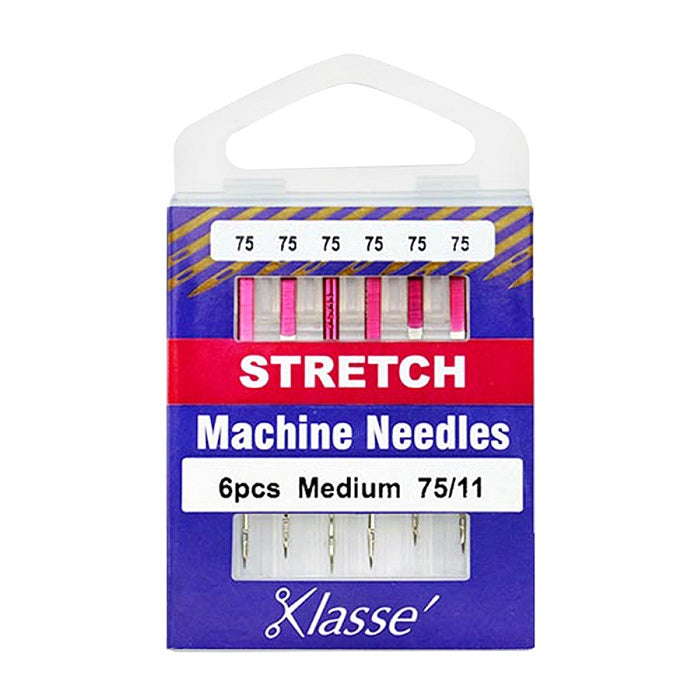 Pack of stretch needles with Klasse branding.