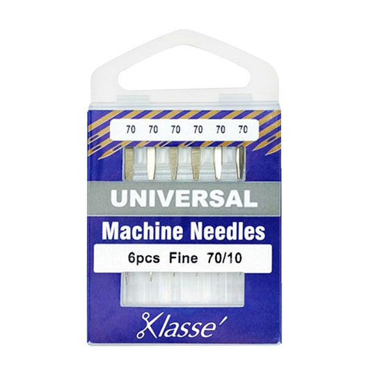Pack of universal 70 needles with Klasse branding.