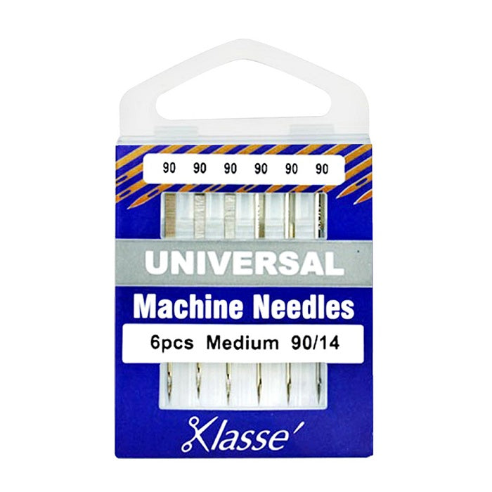 Pack of universal 90 needles with Klasse branding.