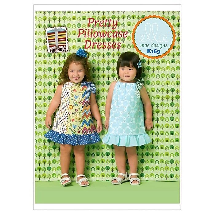 Pattern cover with children wearing pillowcase dresses.
