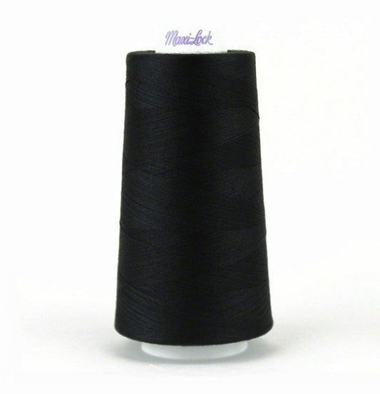 Black overlocking cone with Maxi-Lock branding.