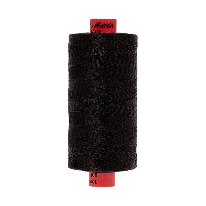 Spool of Mettler 1000m black thread.