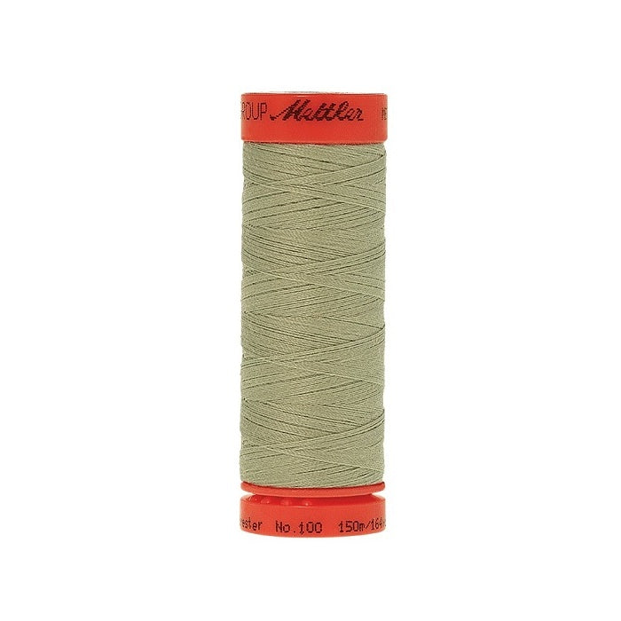 Spool of Mettler 150m light green thread.
