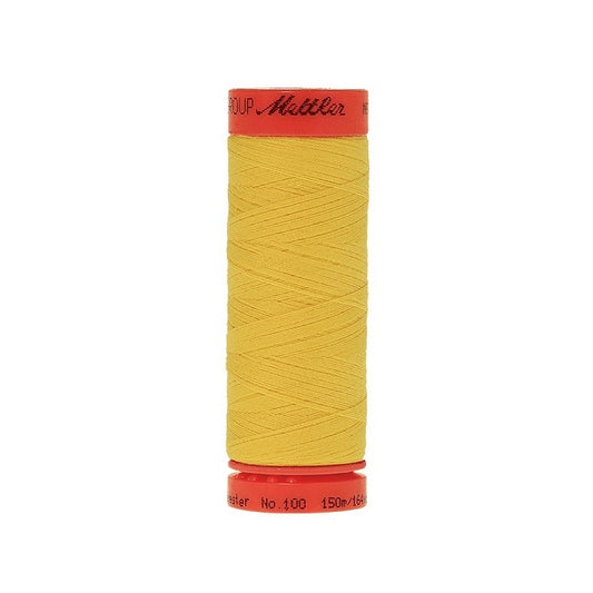 Spool of Mettler 150m yellow thread.