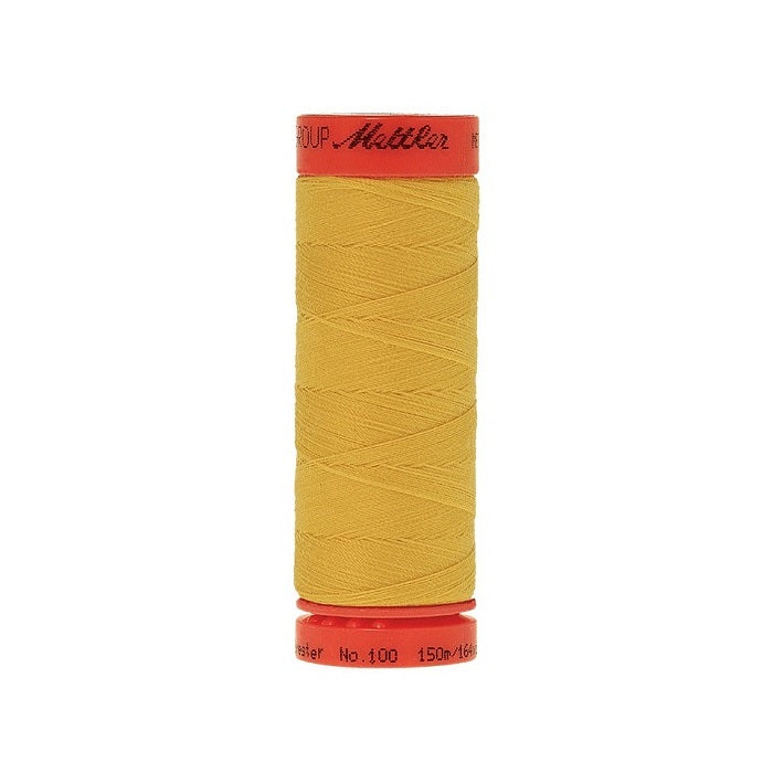 Spool of Mettler 150m yellow thread.