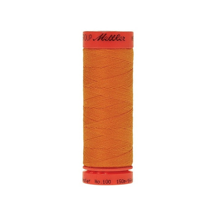 Spool of Mettler 150m orange thread.