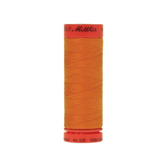 Spool of Mettler 150m orange thread.