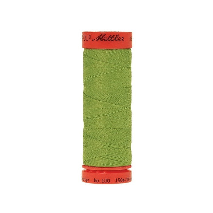Spool of Mettler 150m light green thread.