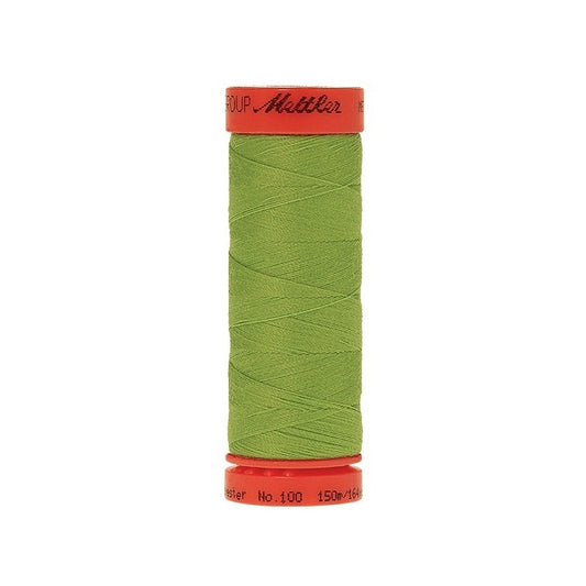 Spool of Mettler 150m light green thread.