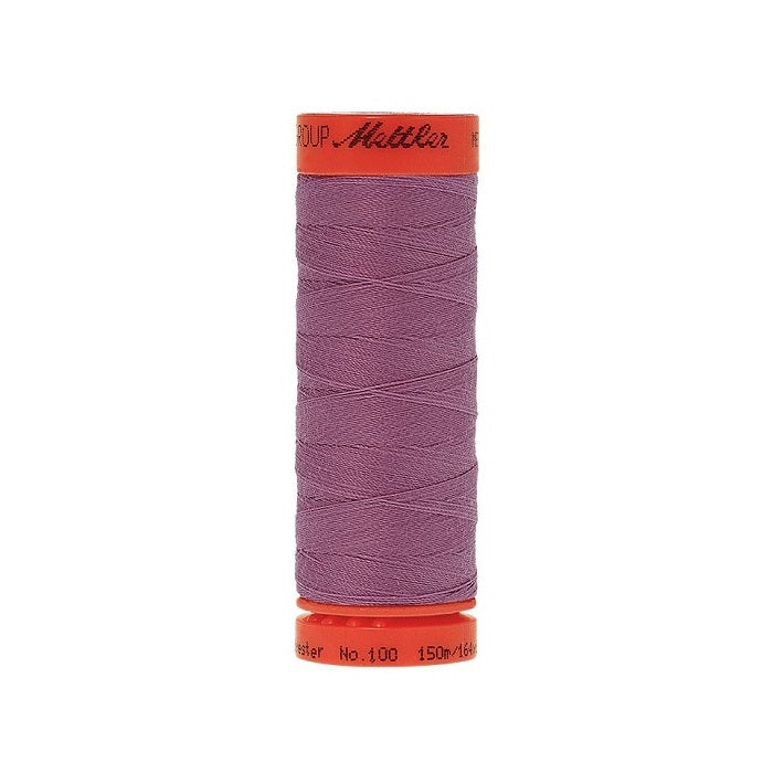 Spool of Mettler 150m violet purple thread.