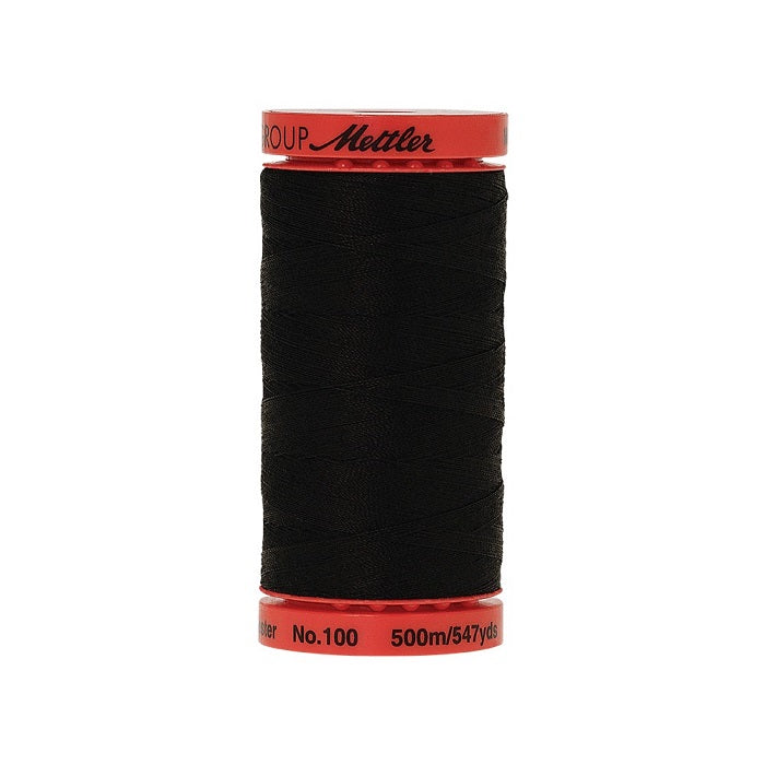 Spool of Mettler 500m black thread.