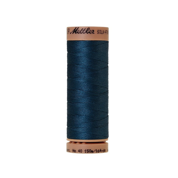 Dark Blue thread with Mettler Cotton 40 branding.