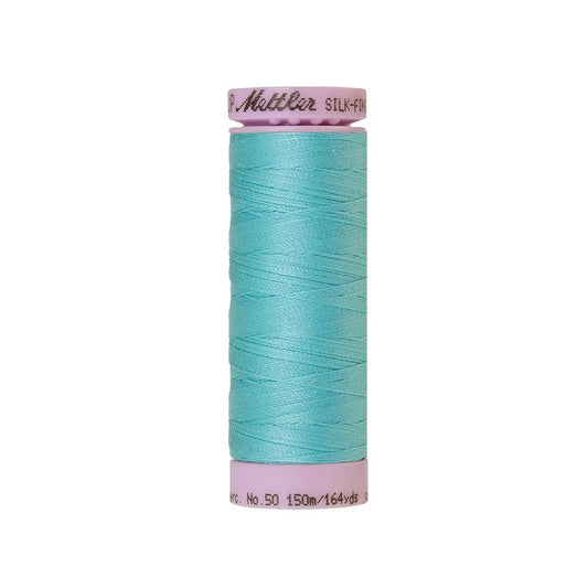 Light Blue thread with Mettler Cotton 50 branding.