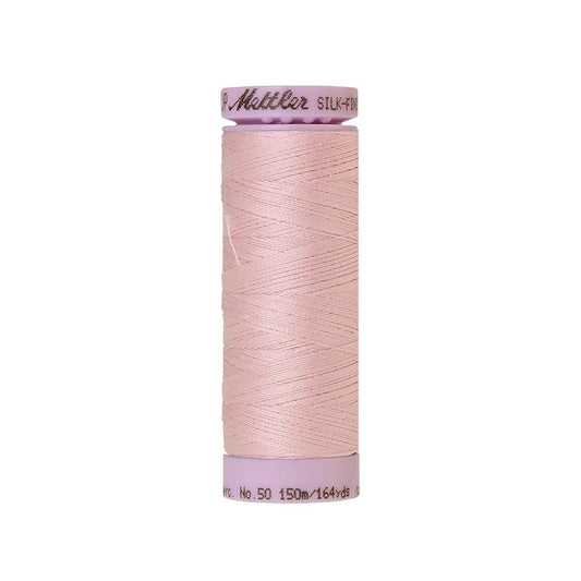 Light pink thread with Mettler Cotton 50 branding.