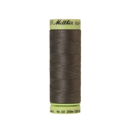 Charcoal brown thread with Mettler Cotton 60 branding.