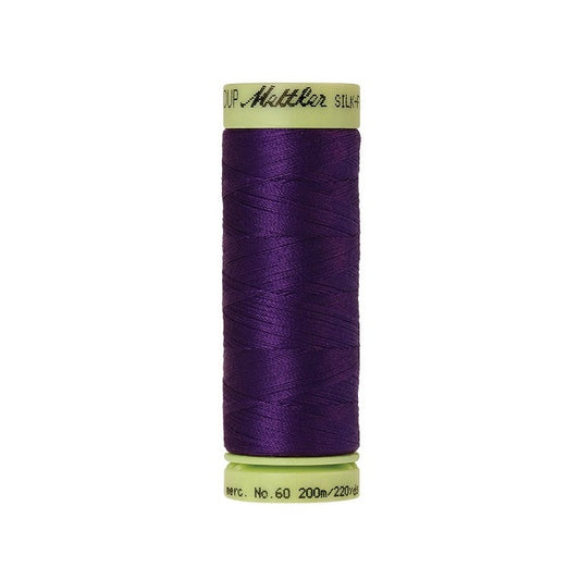 Dark purple thread with Mettler Cotton 60 branding.