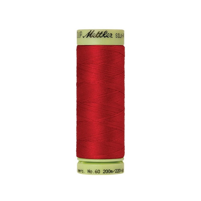 Red thread with Mettler Cotton 60 branding.