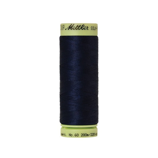 Navy thread with Mettler Cotton 60 branding.