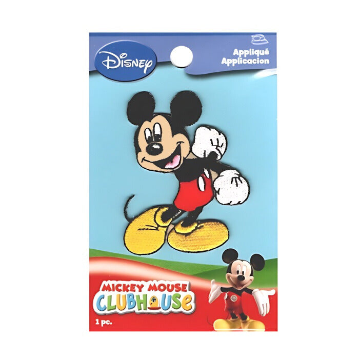 Smiling Mickey Mouse applique.