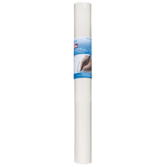 Roll of white pattern paper with Prym branding.